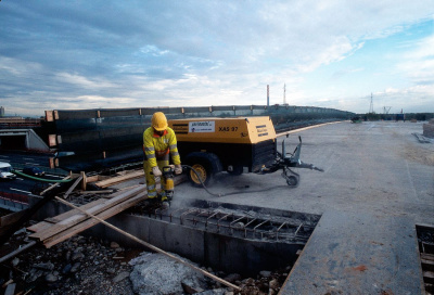Дизельный компрессор Atlas Copco XAS 97 DdG со встроенным генератором